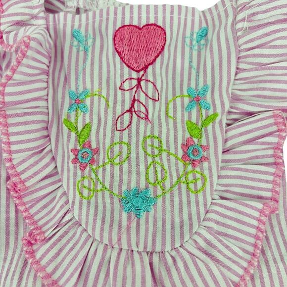 Comey Isle Baby Girl Pink Stripe Tank & Capri Set - 12M - Picture 3 of 9